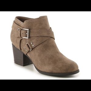 Taupe ankle boots